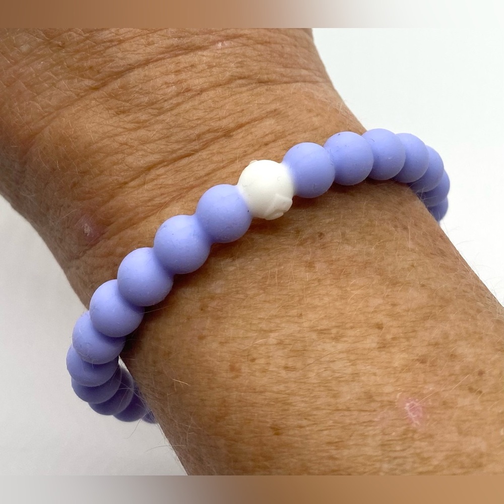 LOKAI Lavender Breakthrough T1D Diabetes Cause Bangle Bracelet Boho Y2K Summer - Picture 4 of 6